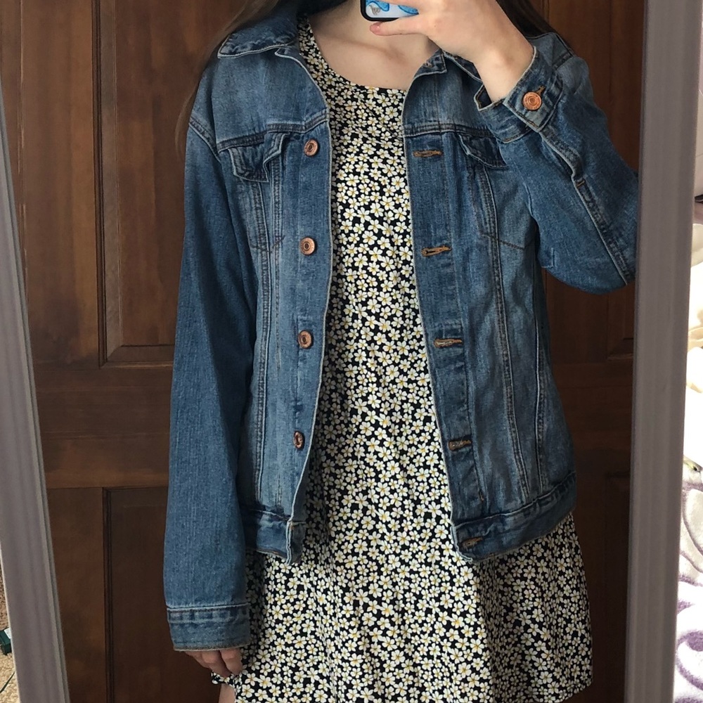Medium Wash Soft Denim Jacket - Picture 7 of 8